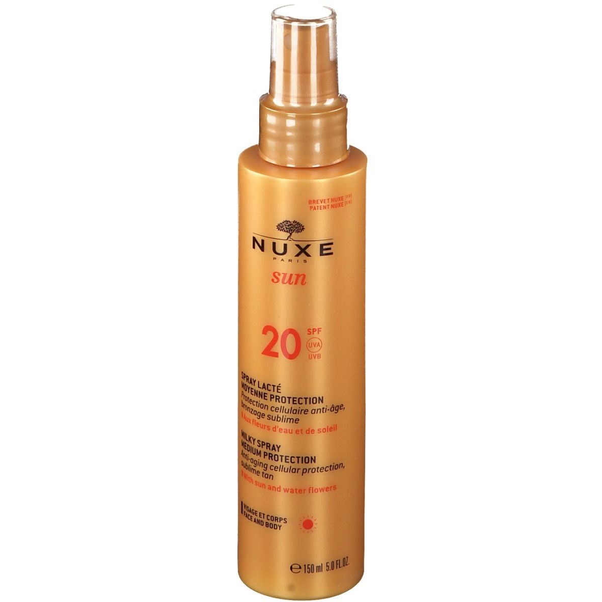 NUXE Sun Sonnenmilch Gesicht und Körper LSF 20