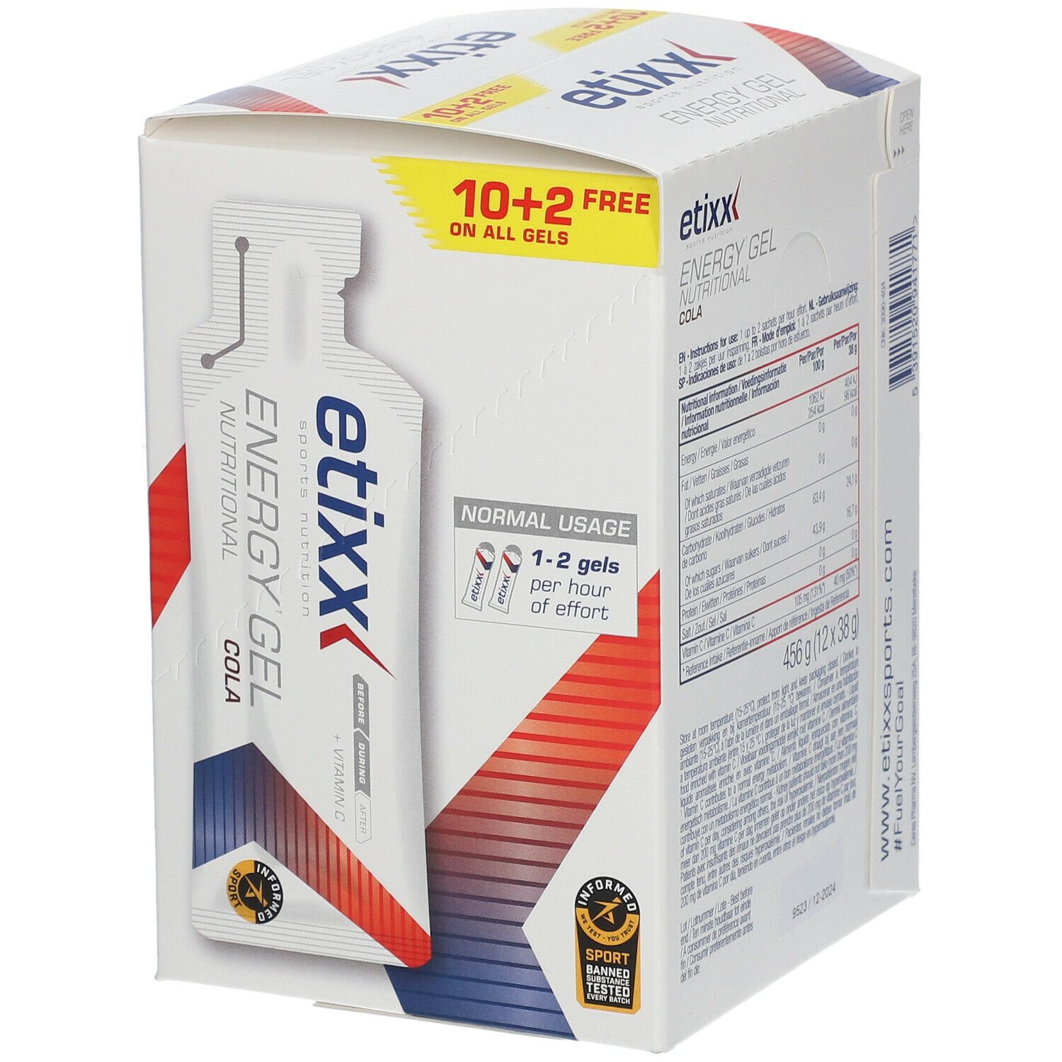 etixx Energy Gel Cola Geschmack