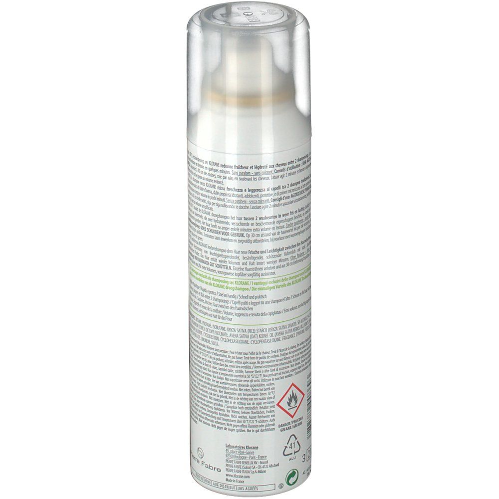 Klorane Shampooing Sec Extra Doux Spray À Lait d'Avione