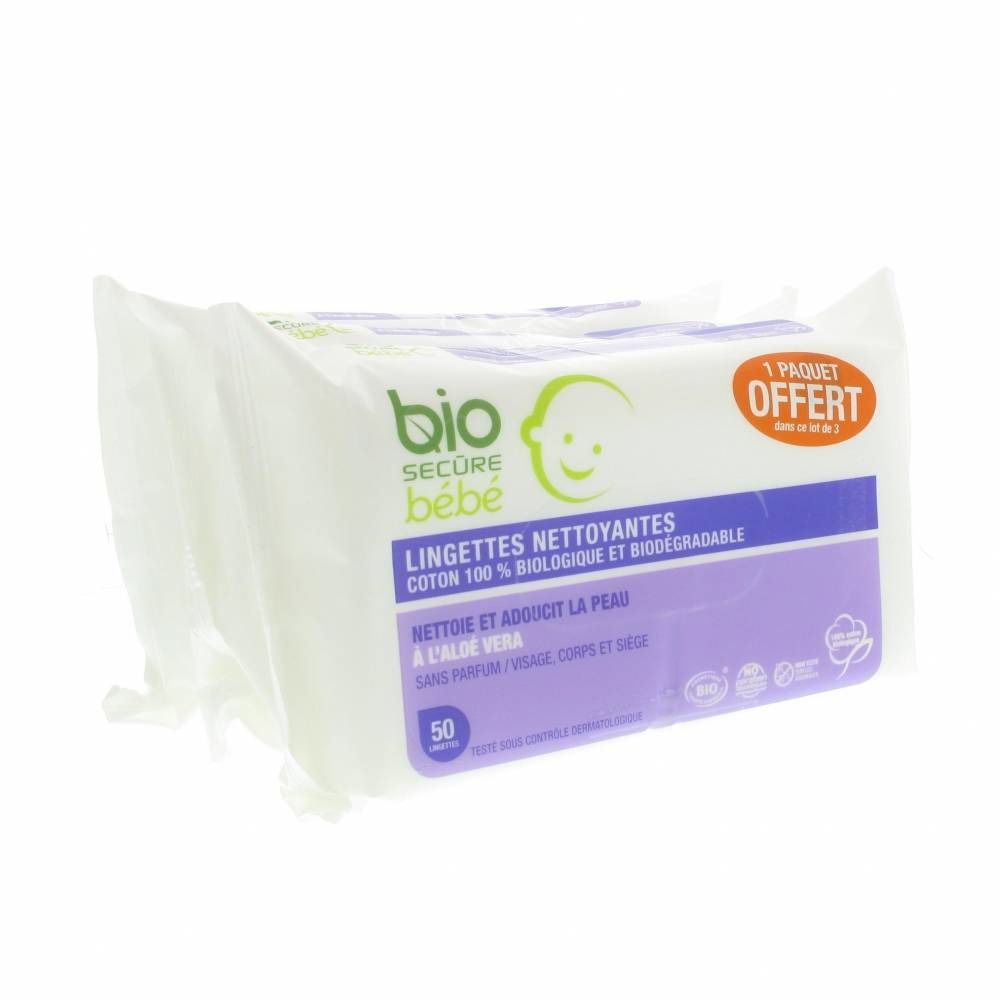 Bio Secure Baby-Feuchttücher