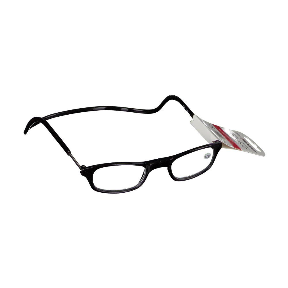 CLIPYREADER® Lunettes de lecture avec un aimant Noir +1.50