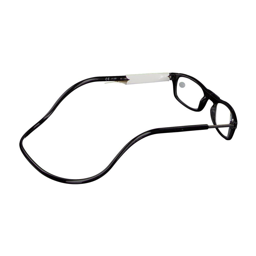 CLIPYREADER® Lunettes de lecture avec un aimant Noir +1.50