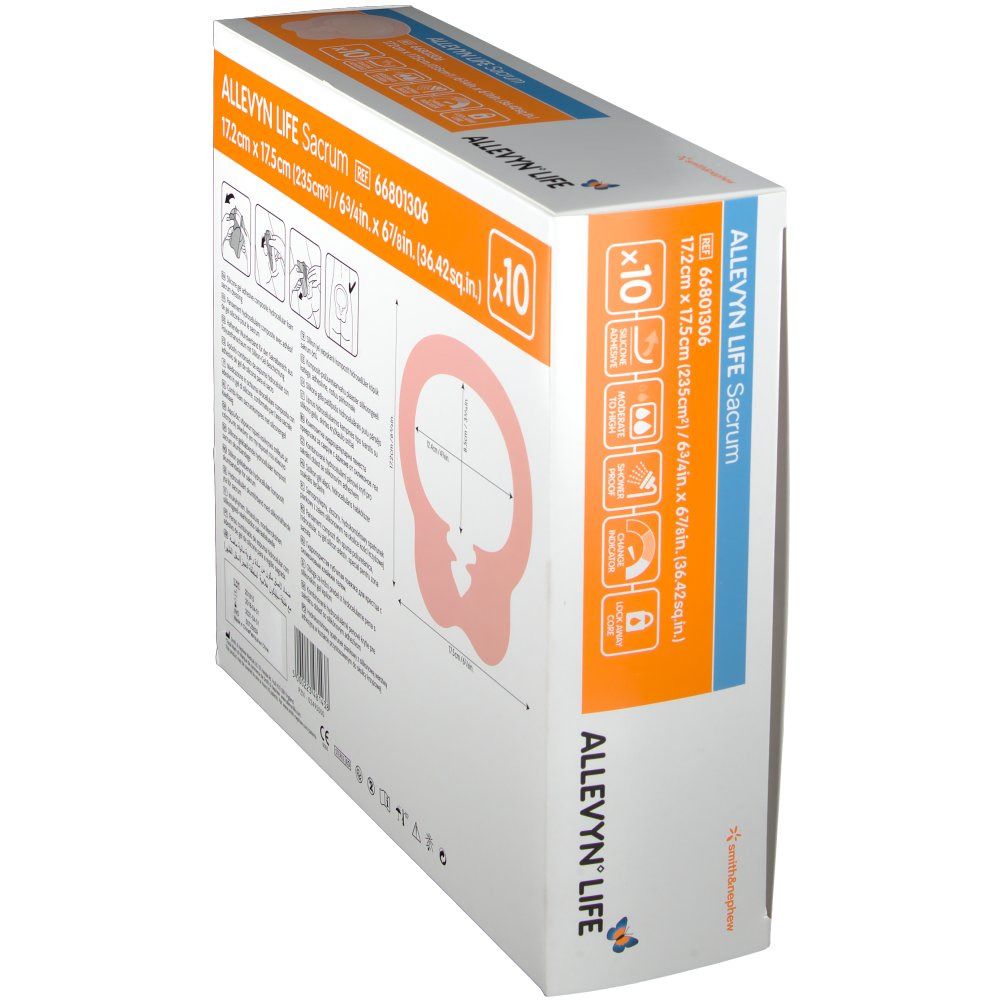 ALLEVYN® Life Sacrum klein Silikonschaumverband steril