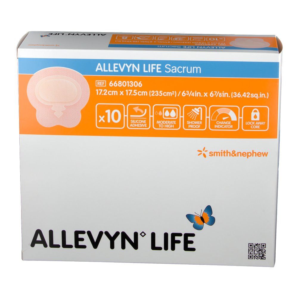 ALLEVYN® Life Sacrum klein Silikonschaumverband steril