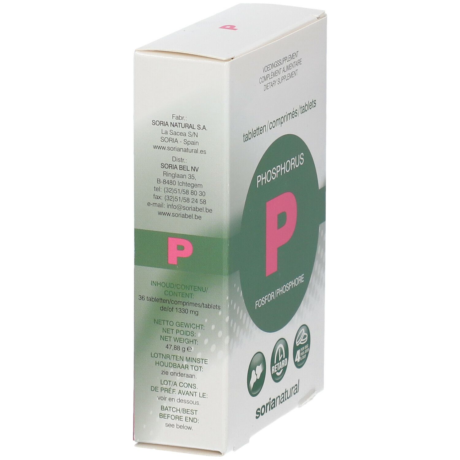 Soria Natural® Phosphor Retard Tabletten