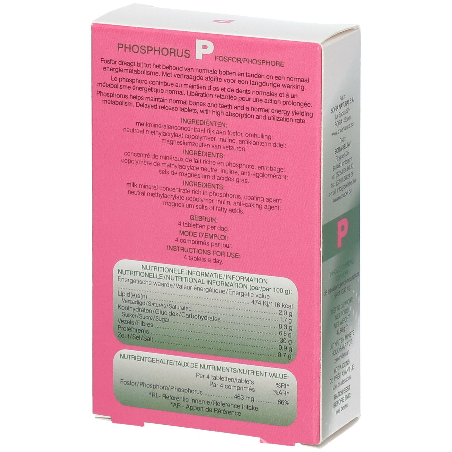 Soria Natural® Phosphor Retard Tabletten