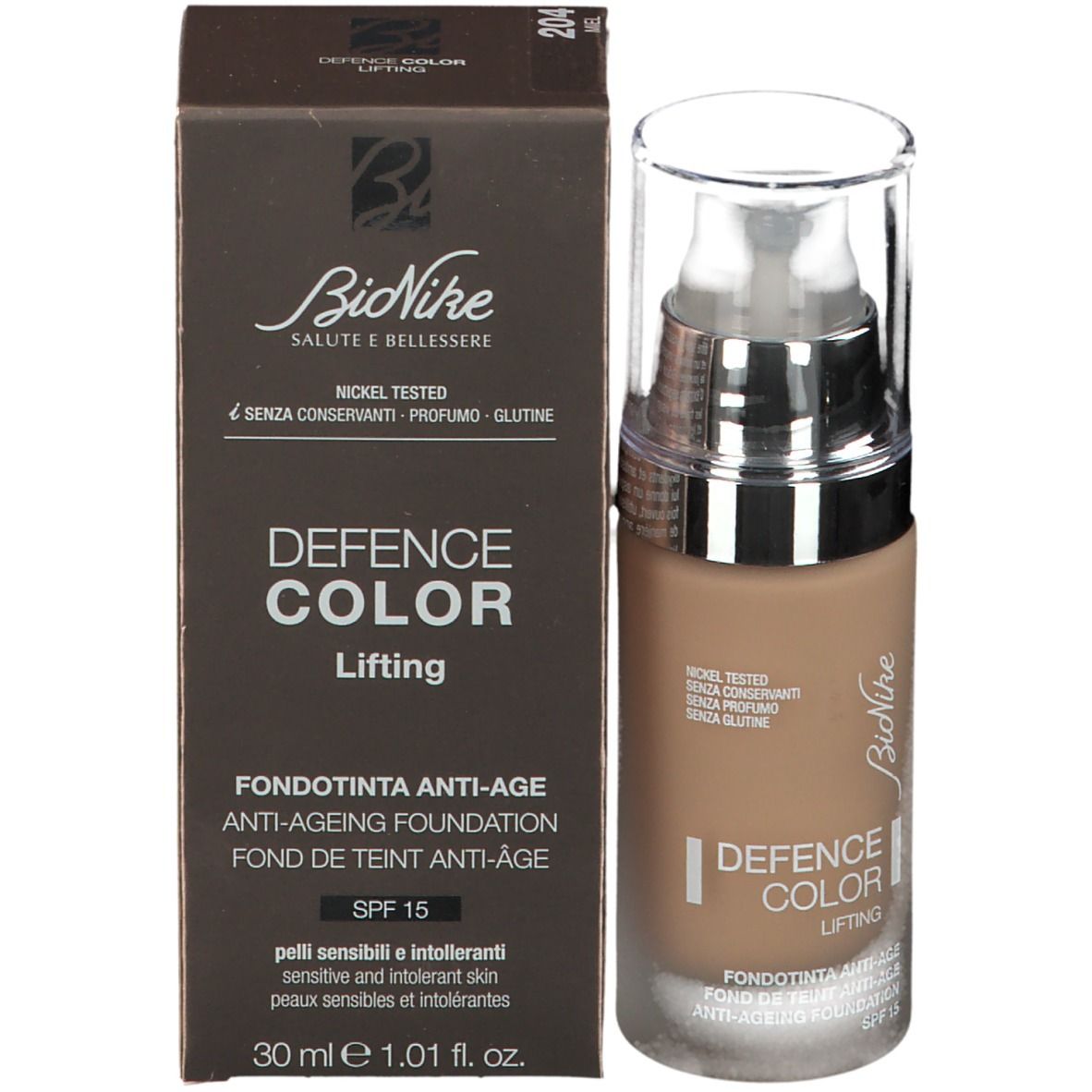 BioNike DEFENCE COLOR MAT-zone Fond de teint matifiant 402 Sable