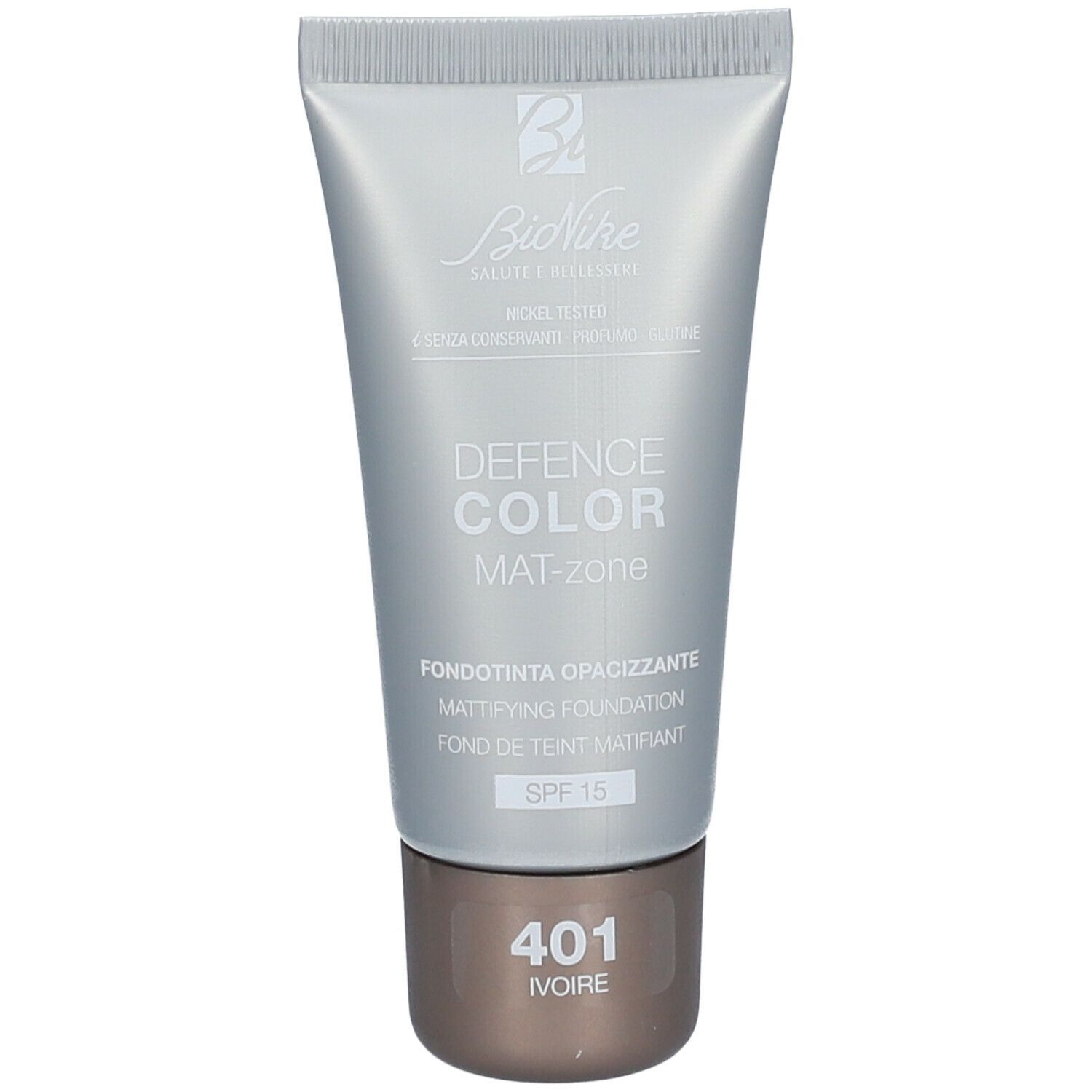 BioNike DEFENCE COLOR MAT-zone Fond de teint matifiant SPF15 401 Ivory