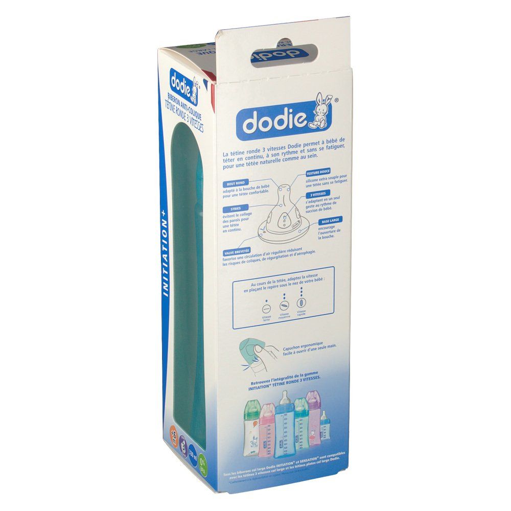 dodie® Initiation ANTI-KOLIK Babyflasche Flow 1 ab 6 Monate 330 ml