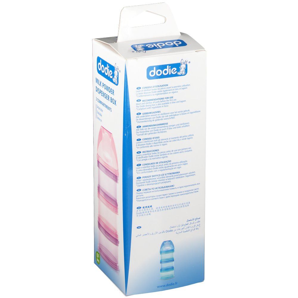 dodie® Milchpulver-Portionierer, rosa