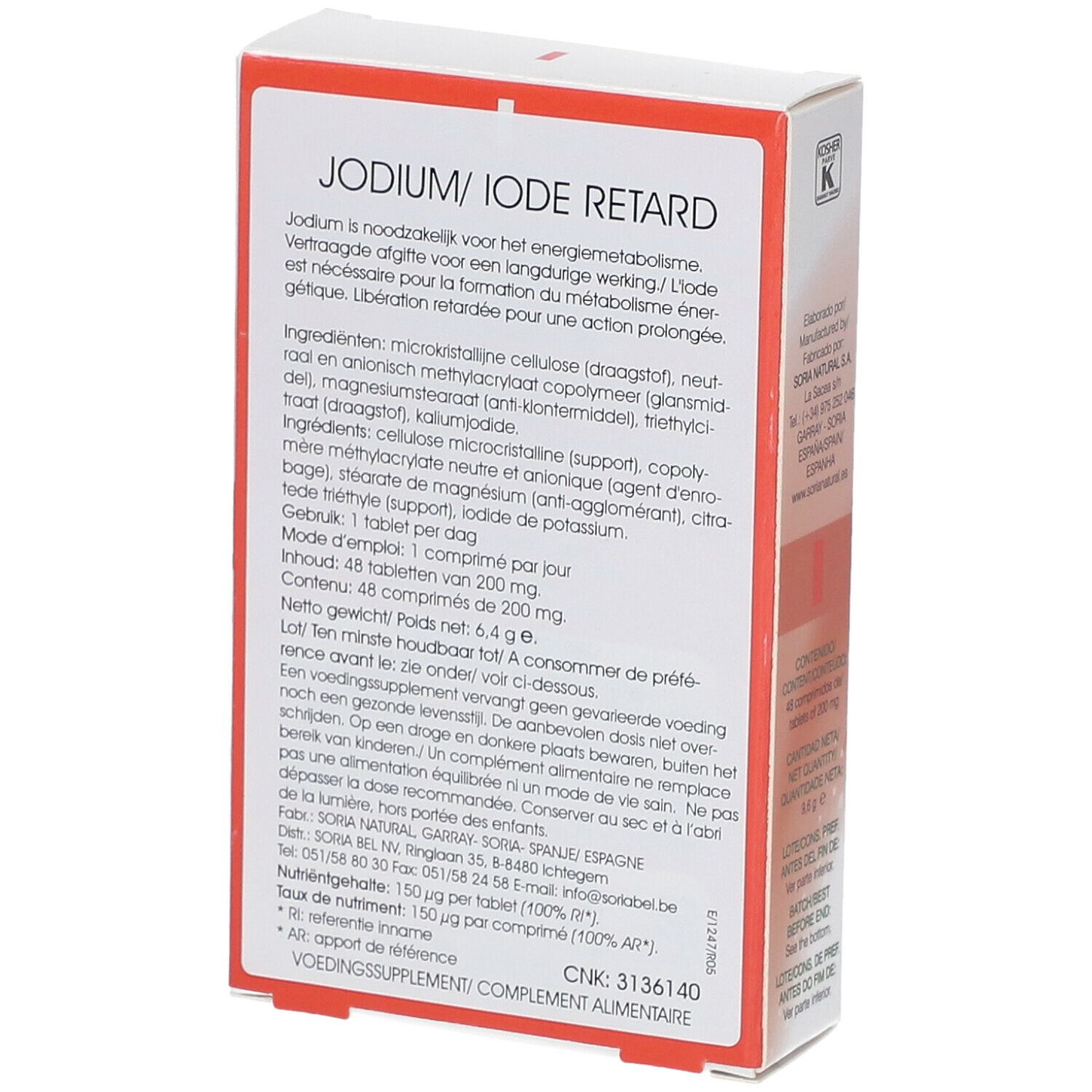 sorianatural IODO IODINE