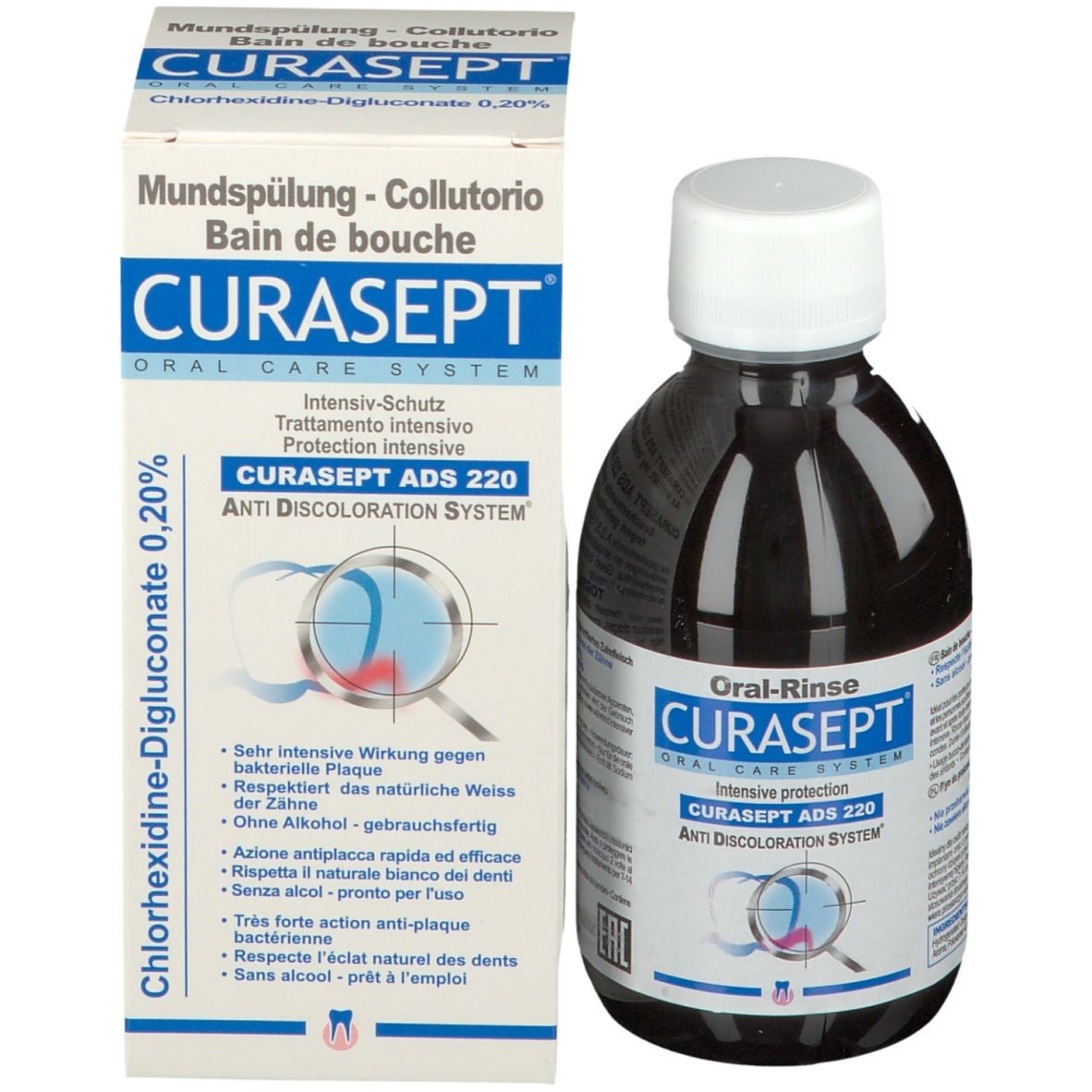 Curasept® ADS 220 Mundspülung Chlorhexidine-Digluconate 0,20 %