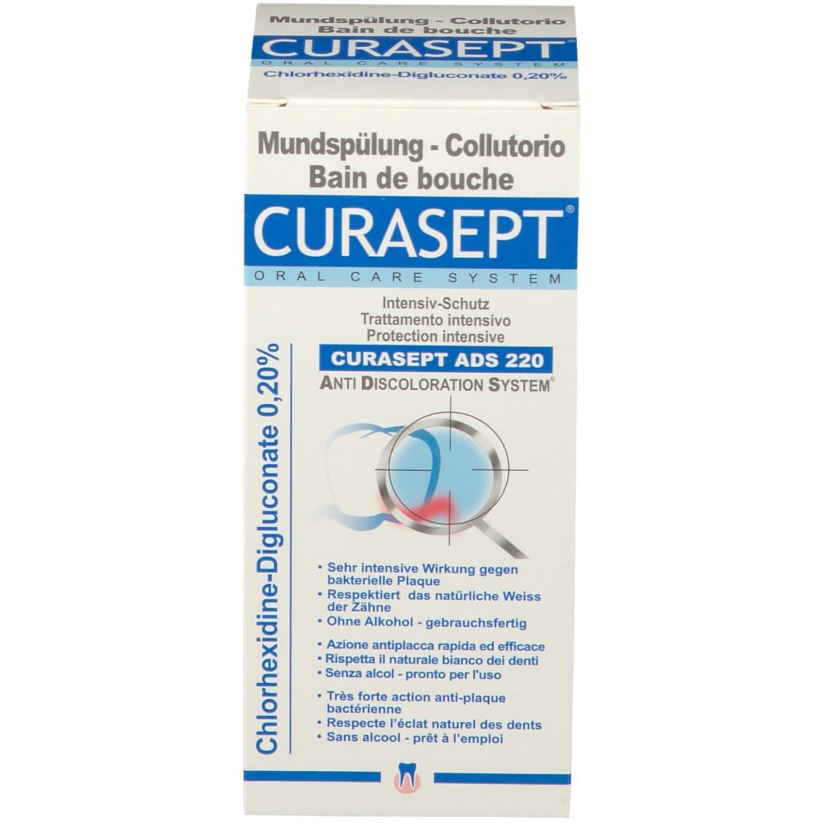 Curasept® ADS 220 Mundspülung Chlorhexidine-Digluconate 0,20 %