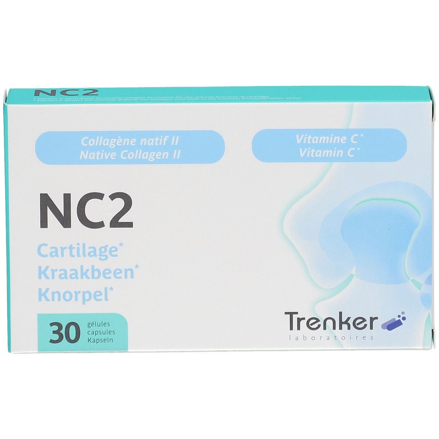 NC2: Nr. 1 Empfehlung von Ärzten, 1 Kapsel täglich, wissenschaftlich erwiesen.