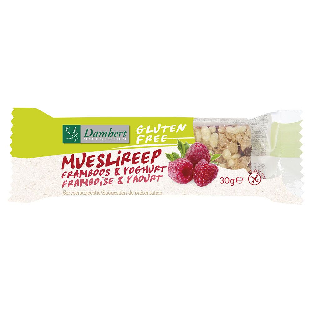 Damhert Gluten Free Barre muesli framboise