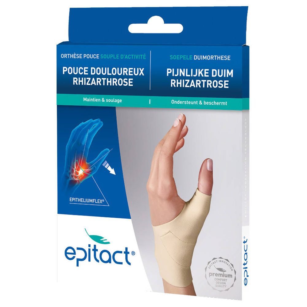 Epitact® Orthèse pouce souple de jour Main droite Taille M