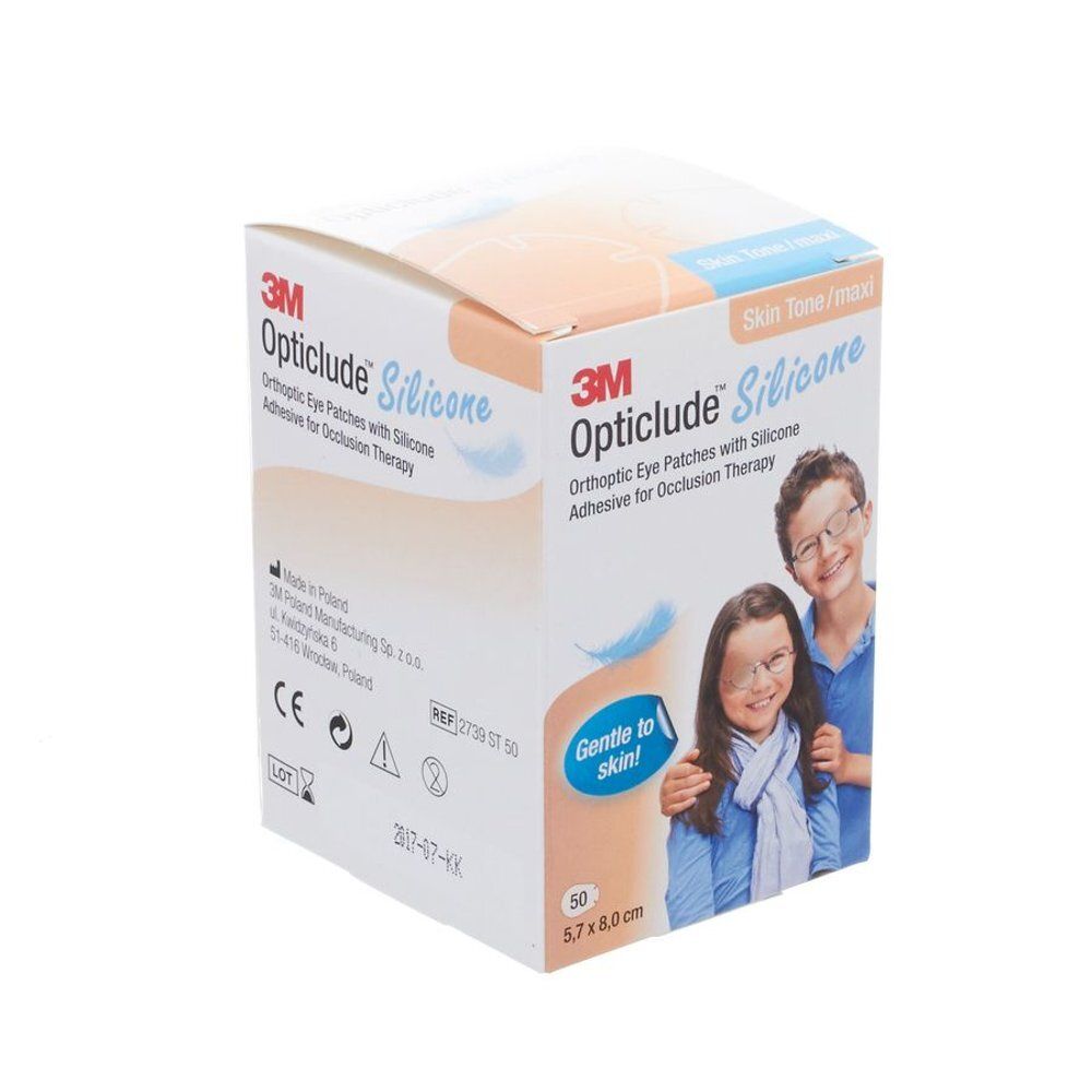 3M™ Opticlude™ Silicone Peau Maxi 5,7 x 8,0 cm
