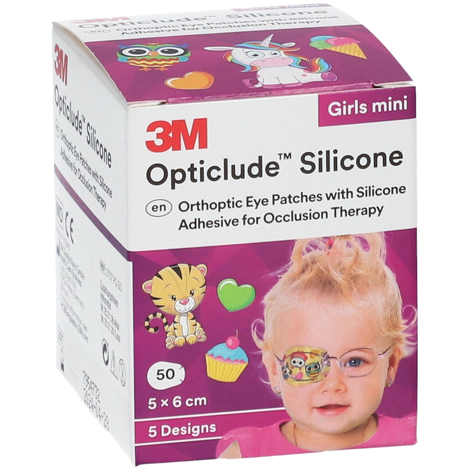 3M™ Opticlude™ Silicone Girl Mini 5,0 x 6,0 cm