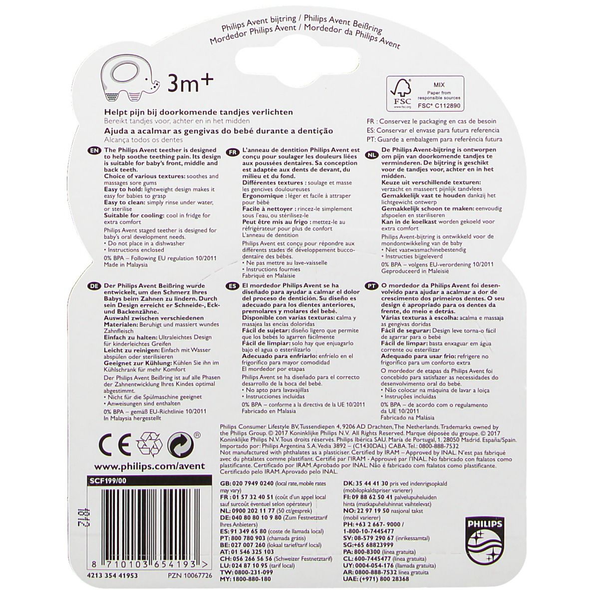 Philips® AVENT Beißring Elefant