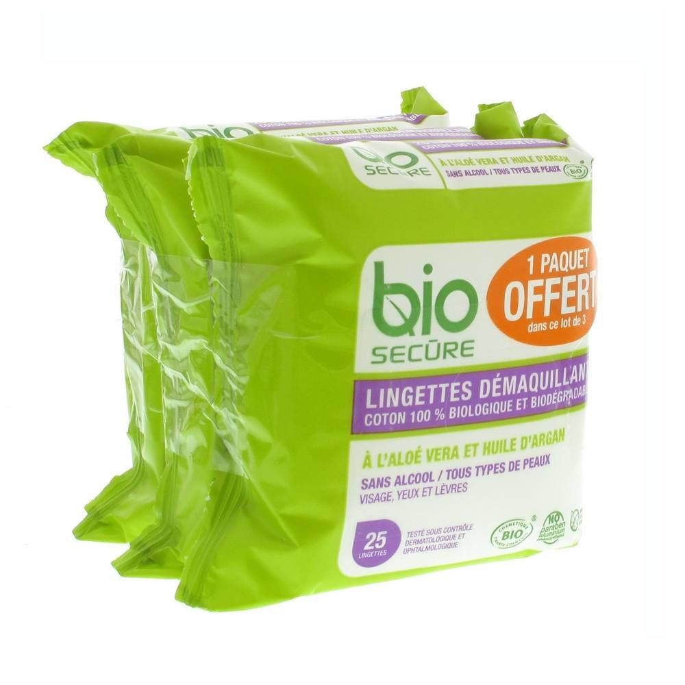 Bio Secure Bio-Reinigungstücher 2 + 1 Gratis