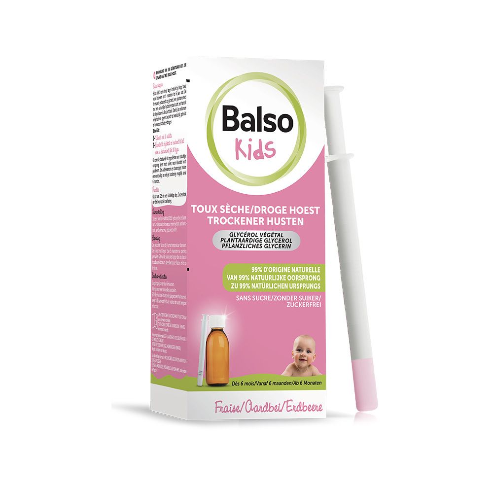 Balso Kids Sirop Toux Sans Sucre