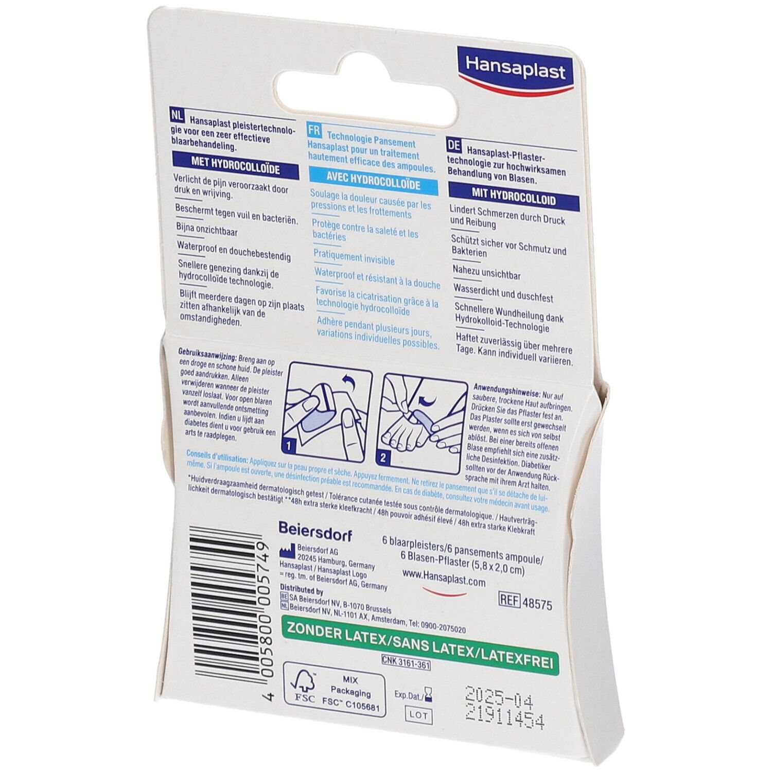 Hansaplast® Pansement Ampoules
