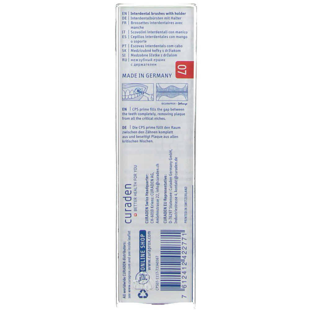 Curaprox CPS Prime Plus Handy 0,7 mm (rot)