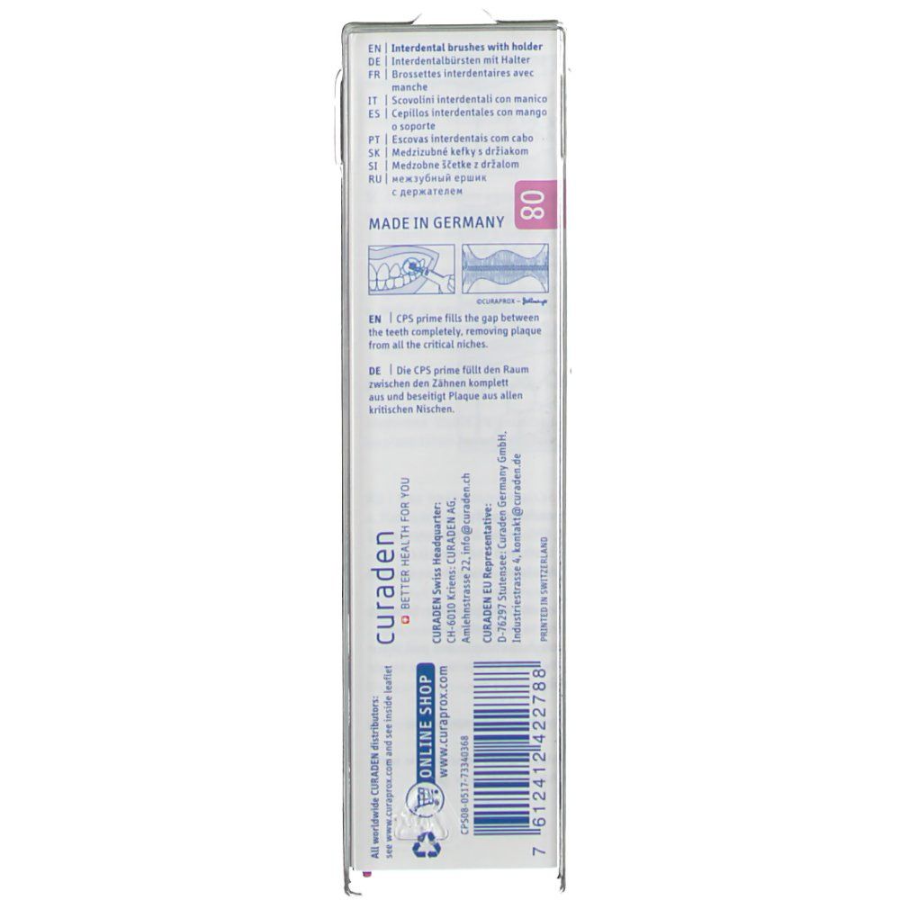Curaprox CPS Prime Plus Handy 0,8 mm (Rosa)