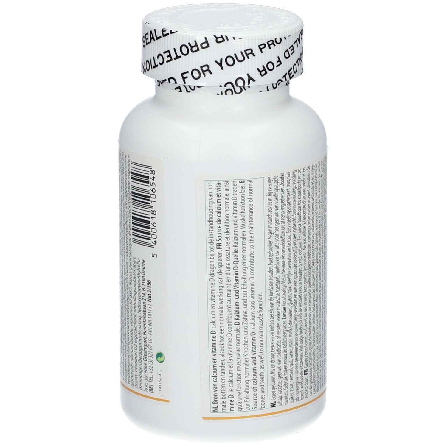 ALTISA Calcium Austernschalen 500 mg + Vitamin D2 + Vitamin K2