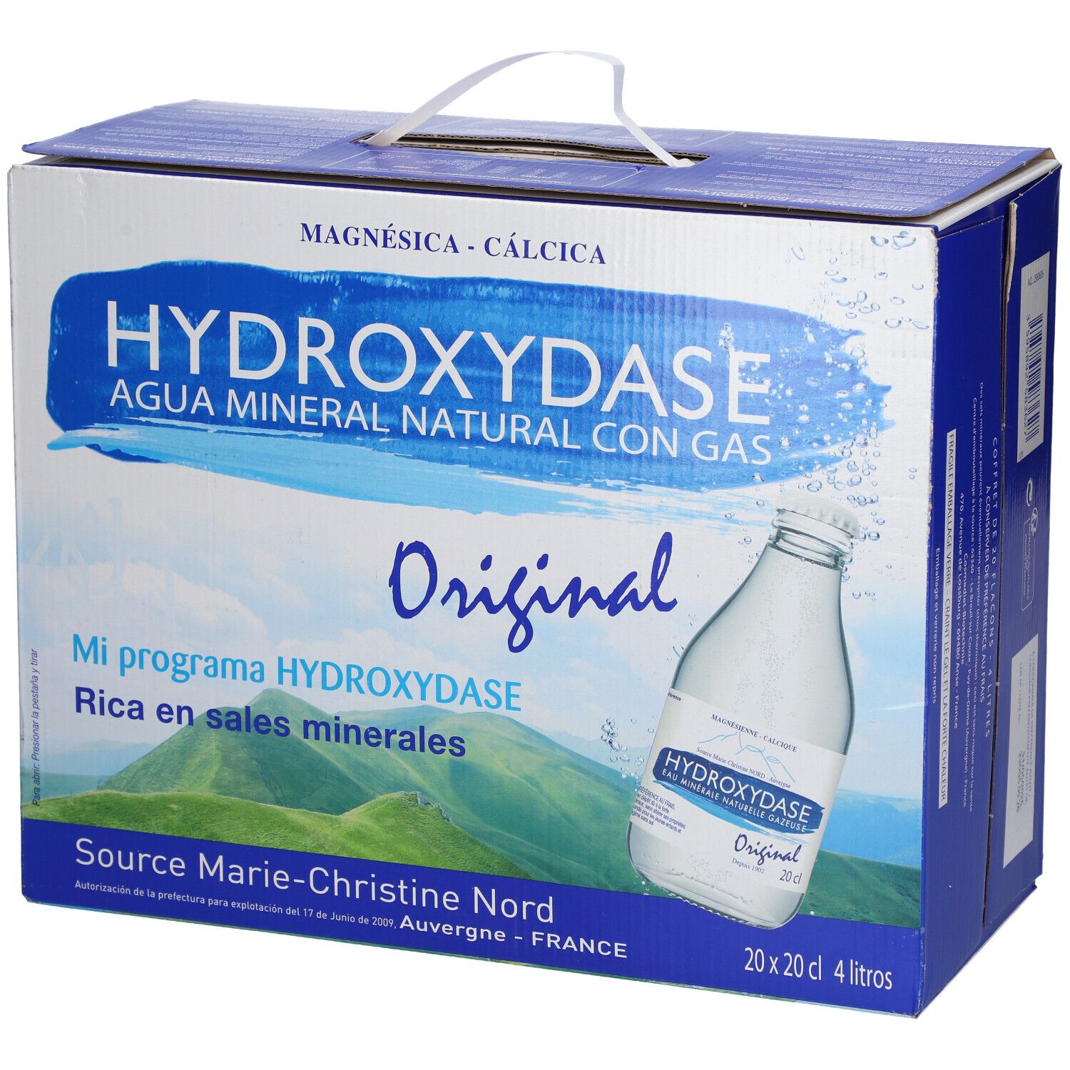 Hydroxidase Natürliches Mineralwasser mit Kohlensäure