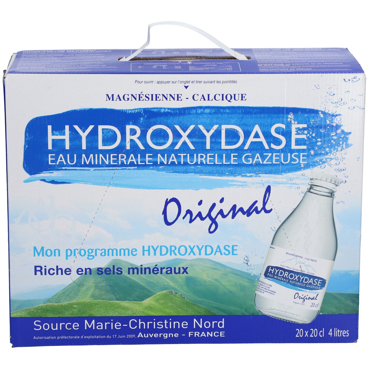 Hydroxidase Natürliches Mineralwasser mit Kohlensäure