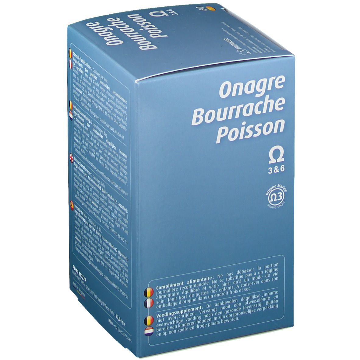 Orthonat nutrition Nachtkerzen-Borretsch-Fischöl