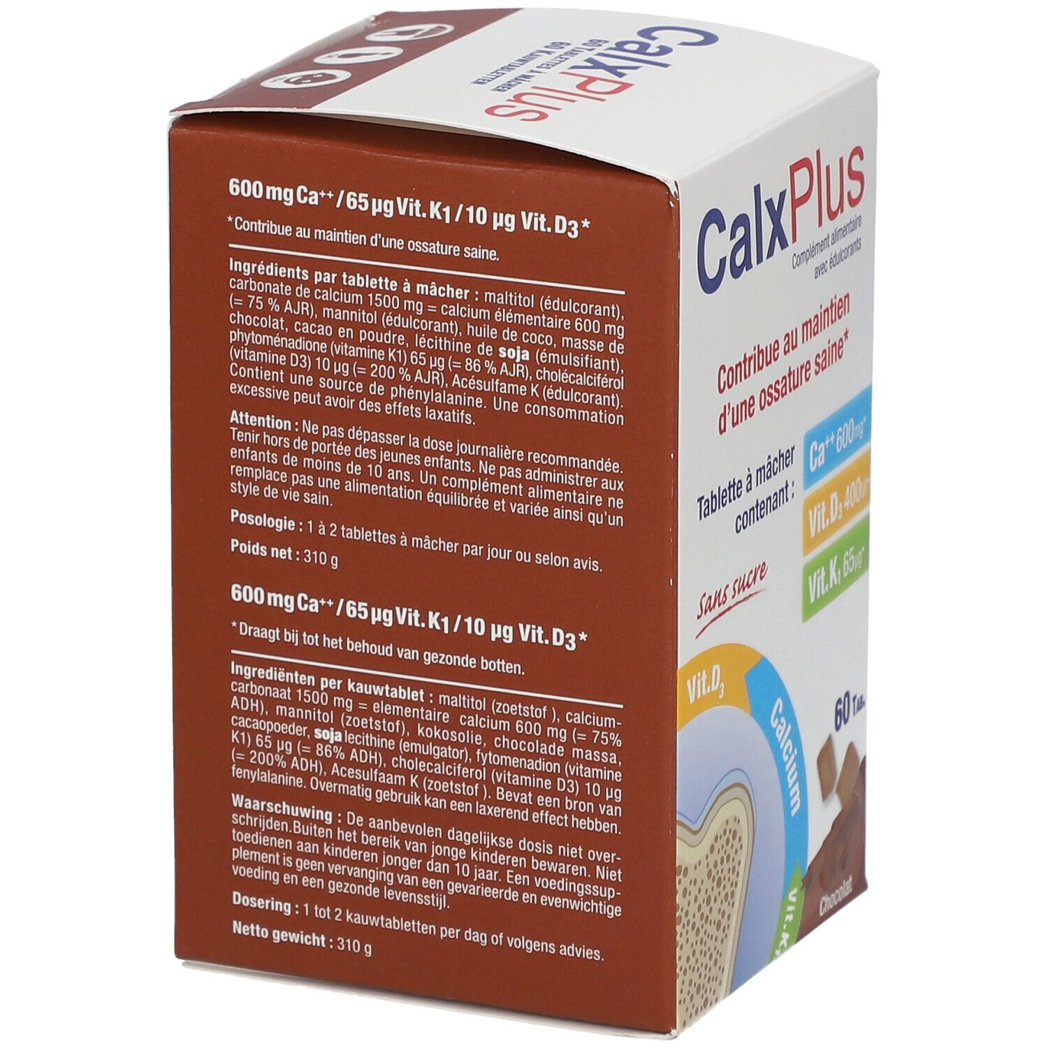 CalxPlus Schokolade Zuckerfrei