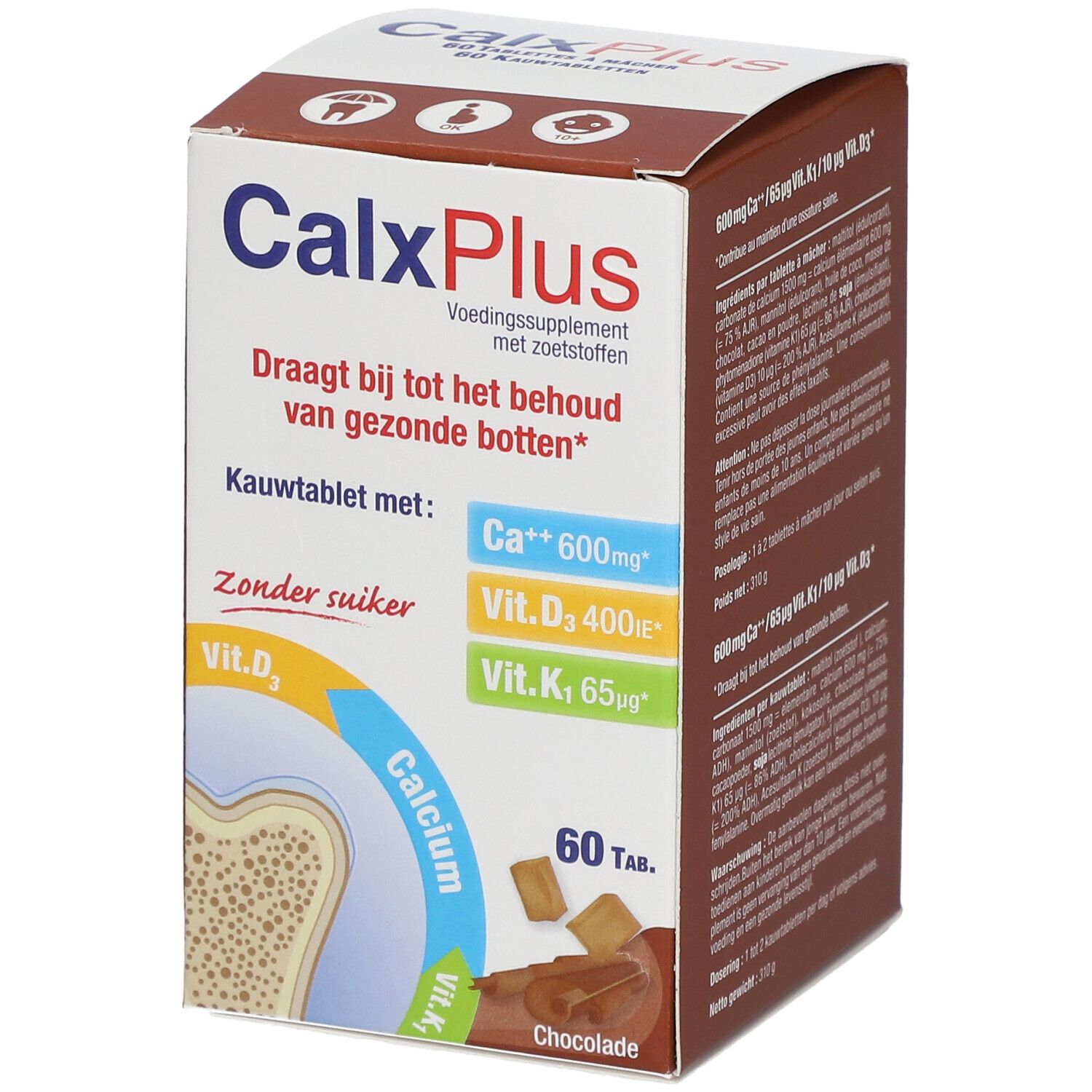 CalxPlus Schokolade Zuckerfrei