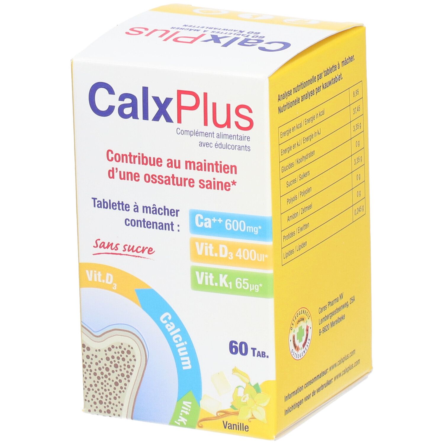 CalxPlus Vanille Zuckerfrei