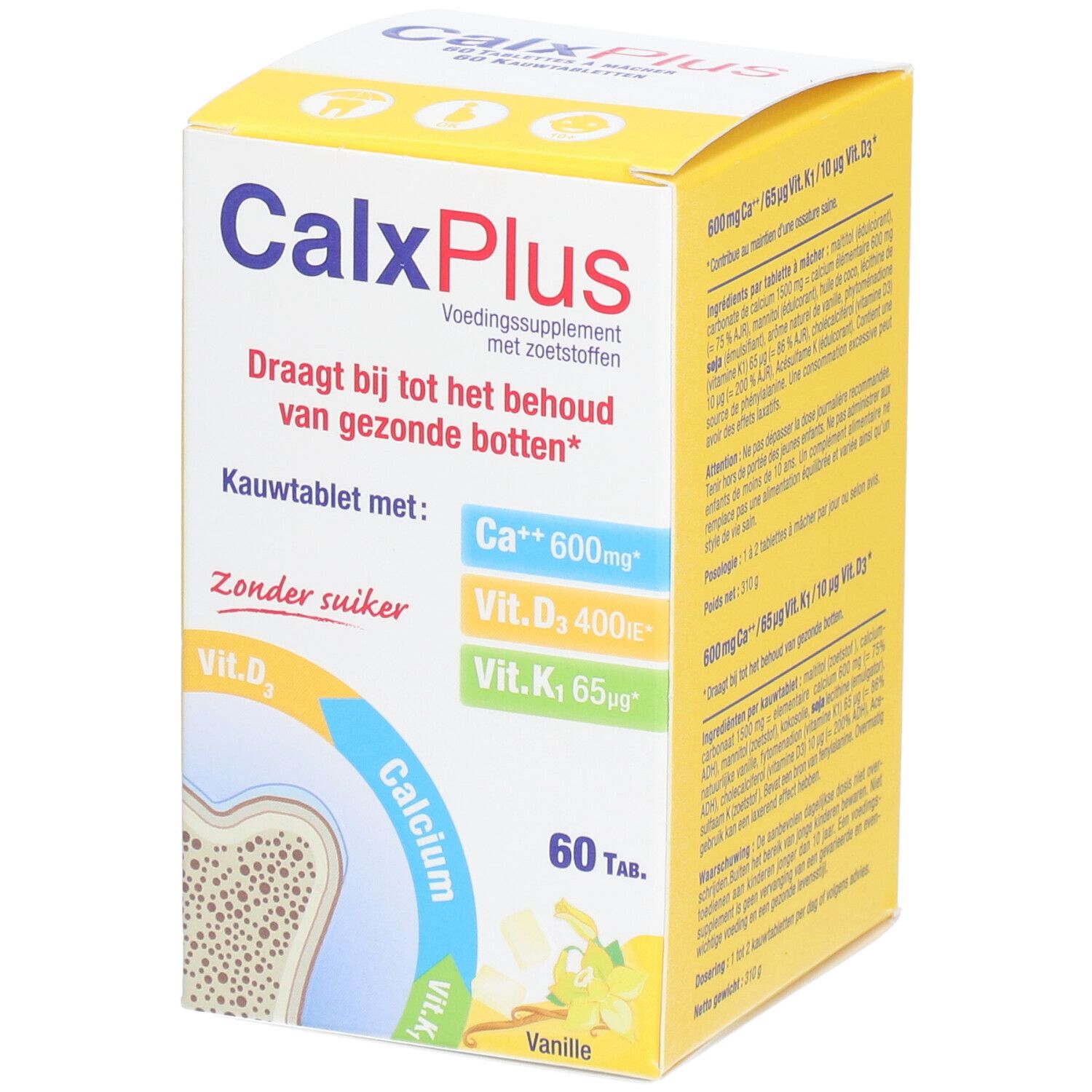CalxPlus Vanille Zuckerfrei