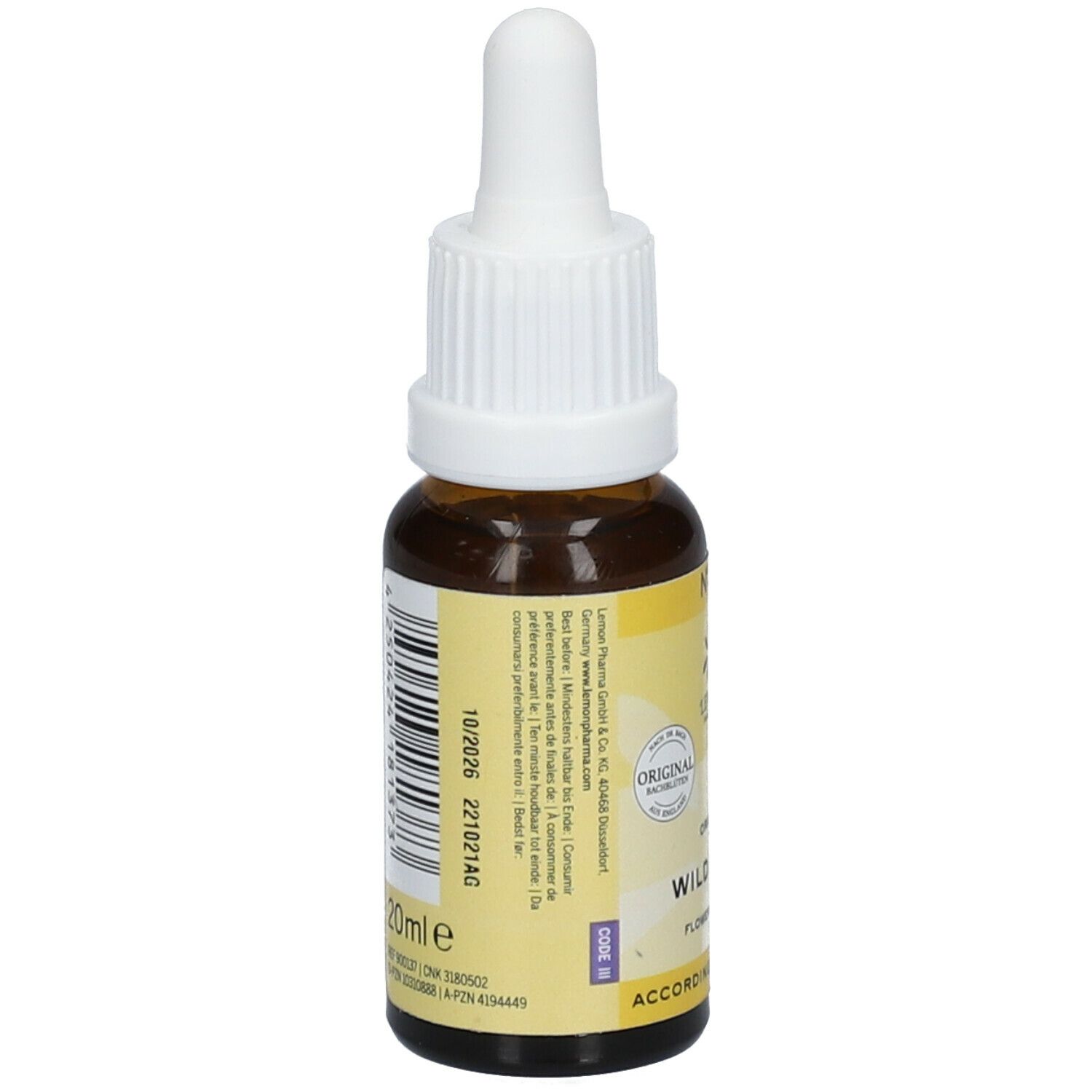 Lemon Pharma Original Bio Bachblüten Wild Rose No. 37