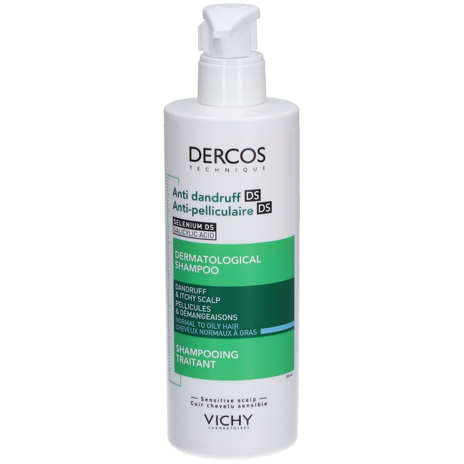 VICHY Dercos Shampooing Traitant Antipelliculaire Pellicules Grasses