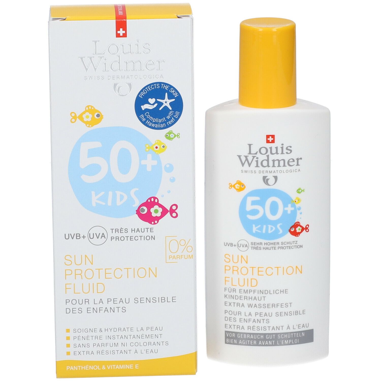 Louis Widmer Kids Sonnenschutz 50 Fluid ohne Parfüm