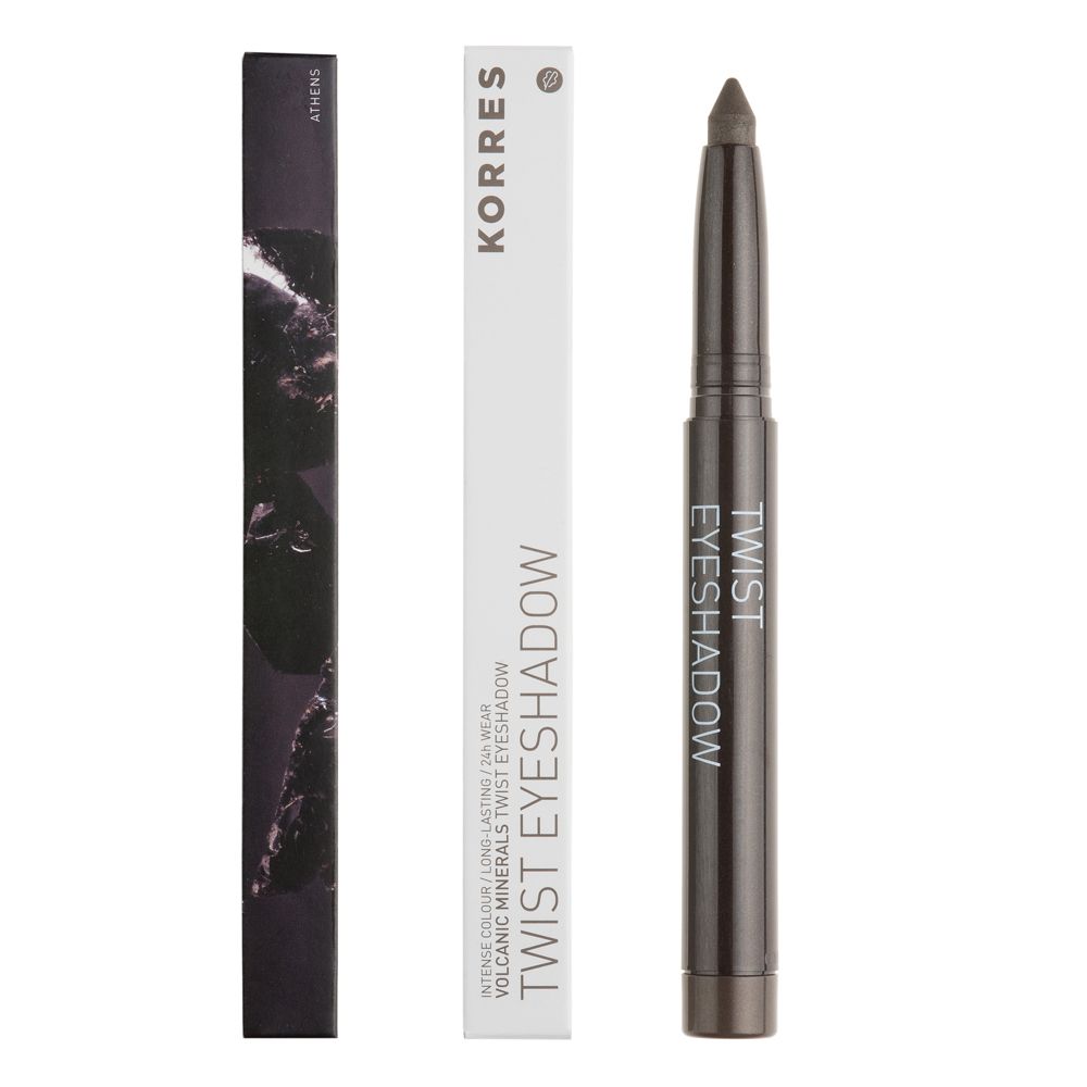 Korres Eyeshadow Twist Black Volcanic Minerals 46 Olive Green