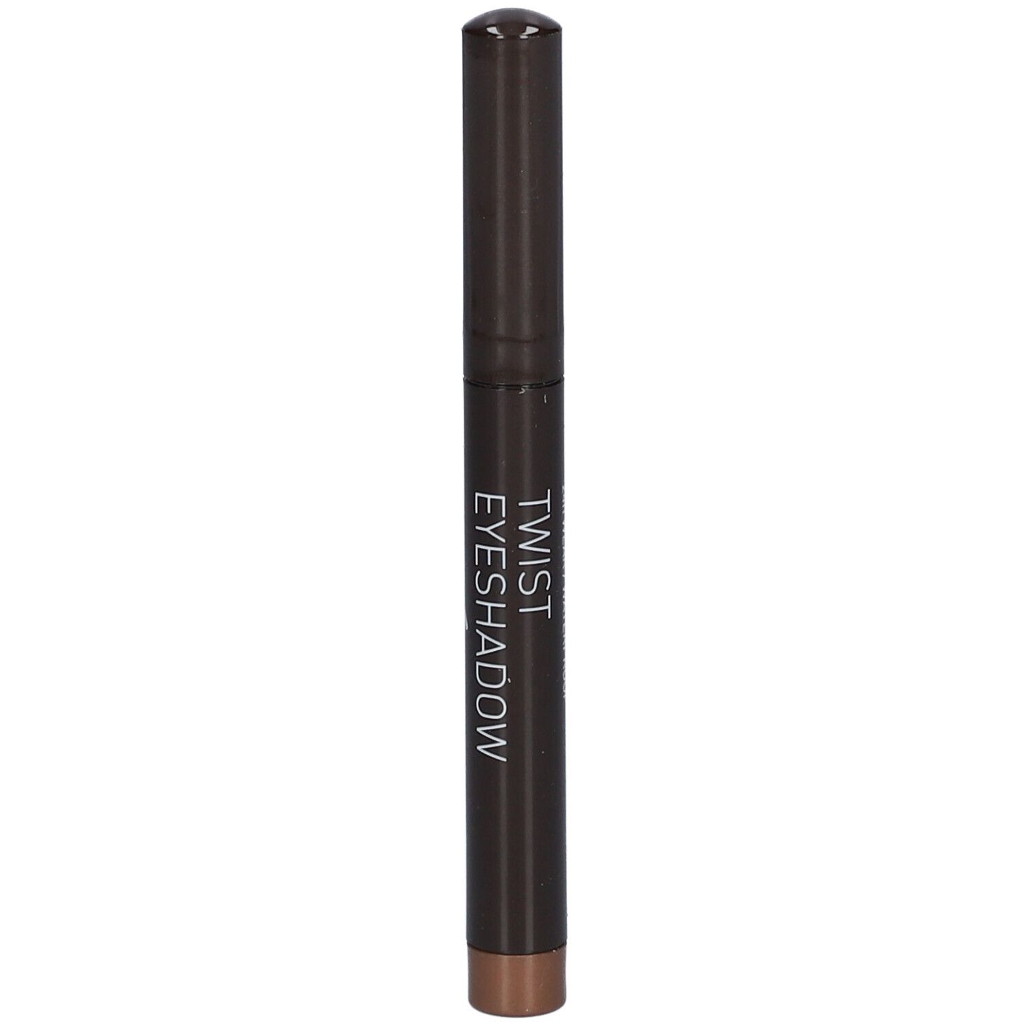 Brauner Lidschattenstift. Aufschrift: Twist Eyeshadow.