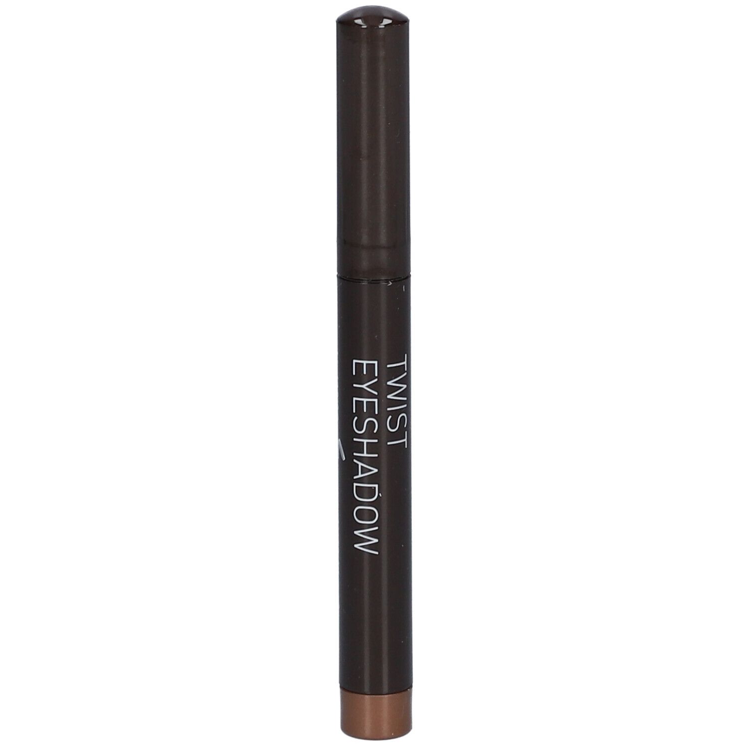 Brauner Lidschattenstift. Aufschrift: Twist Eyeshadow.