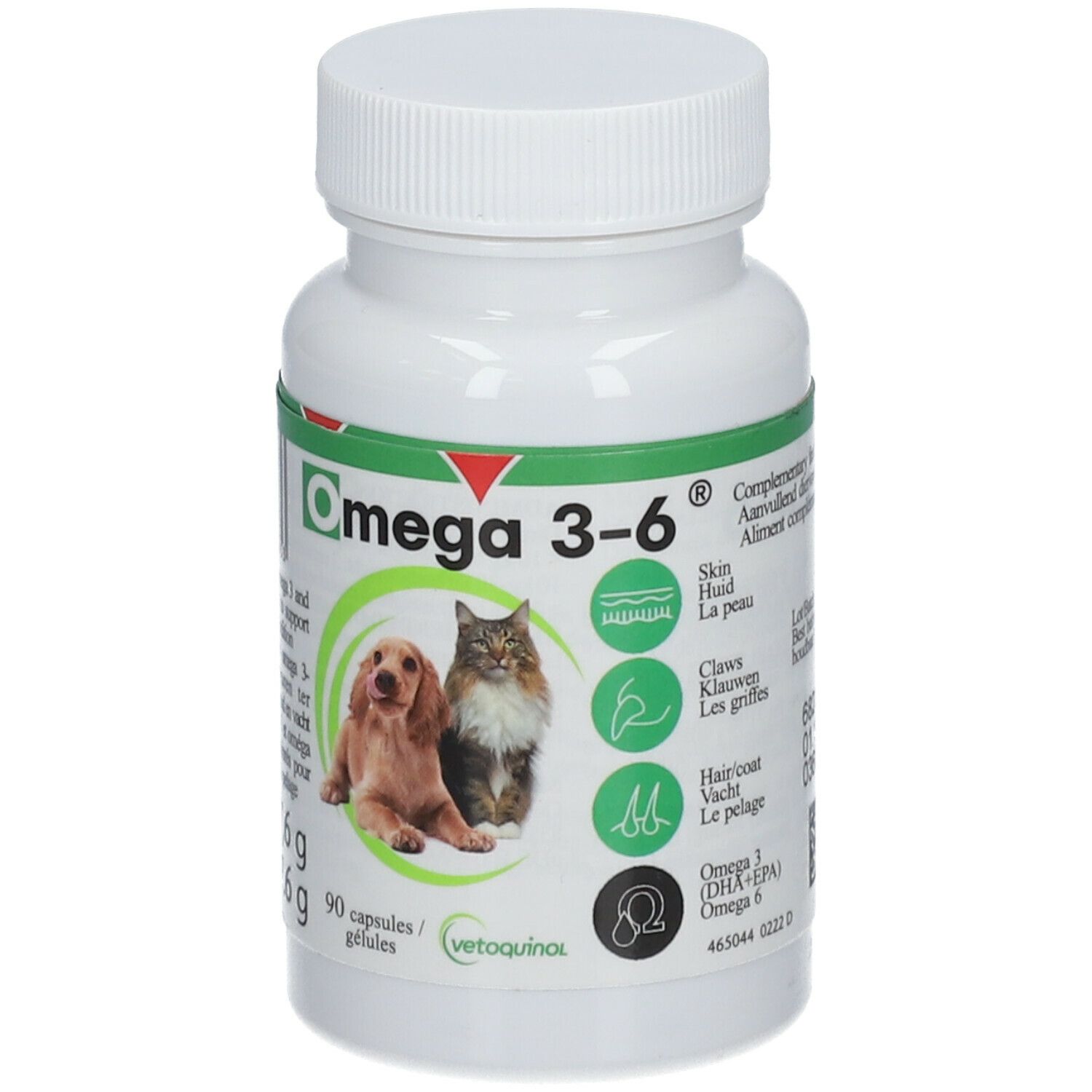 Vetoquinol Care Omega 36 pour chiens et chats 90 pc(s) Redcare Apotheke