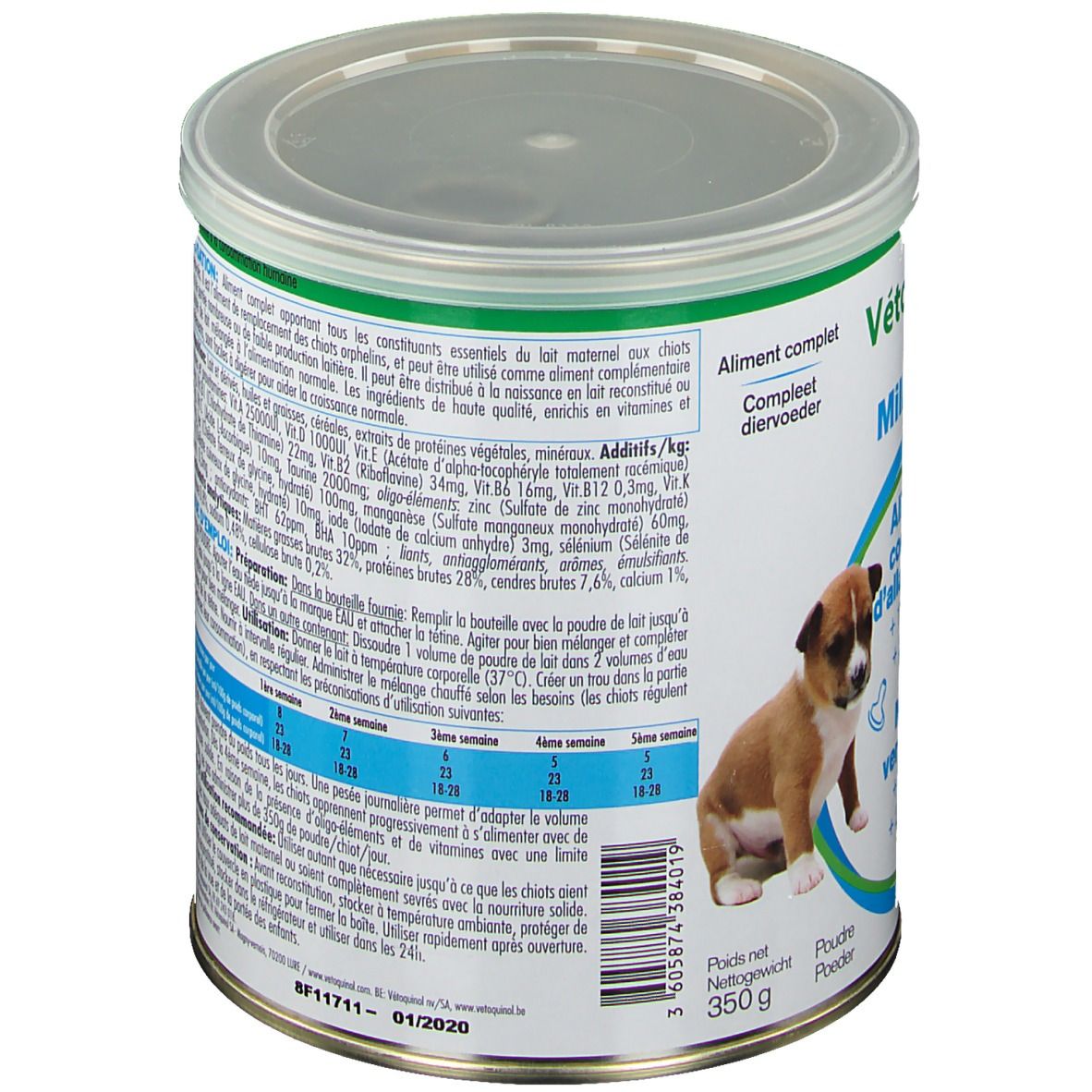 Vétoquinol Care Milkodog Aliment complet d'allaitement pour chiots