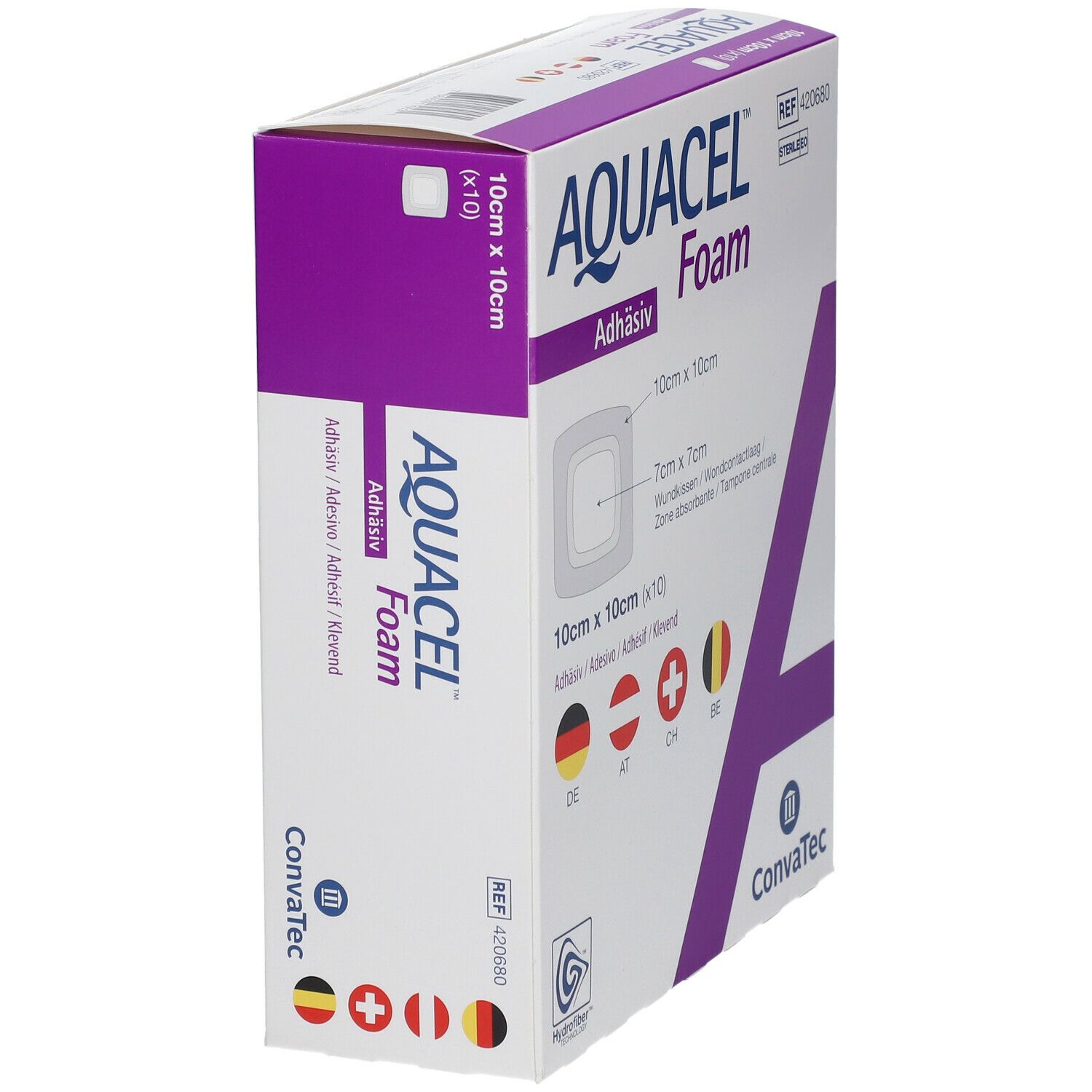 AQUACEL® Foam 10 x 10 cm
