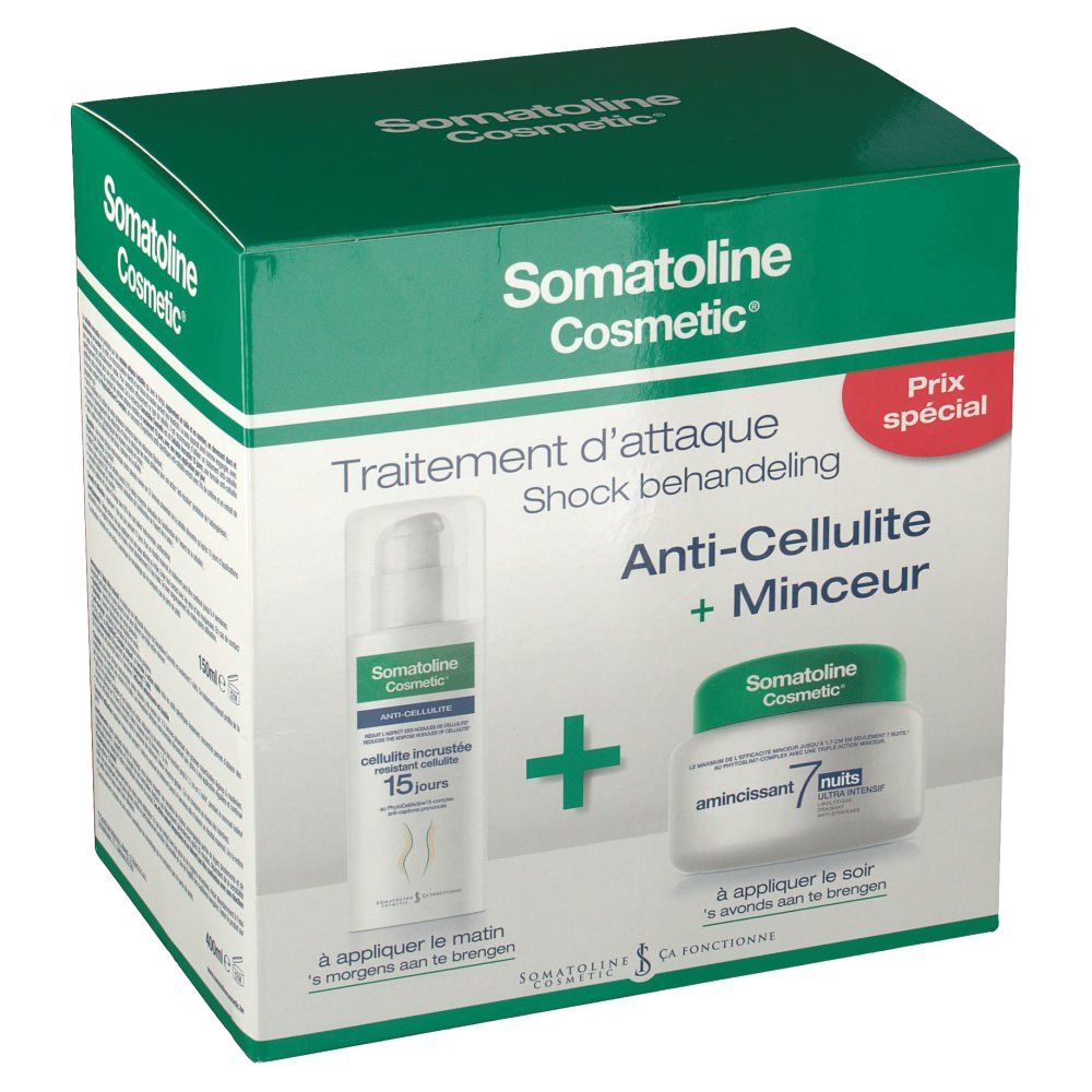 Somatoline Cosmetic® Anti-Cellulite ausgeprägte Cellulite 15 Tage + Figurpflege 7 Nächte Ultra Intensiv Frisches Gel