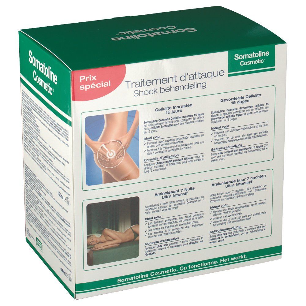 Somatoline Cosmetic® Anti-Cellulite ausgeprägte Cellulite 15 Tage + Figurpflege 7 Nächte Ultra Intensiv Frisches Gel