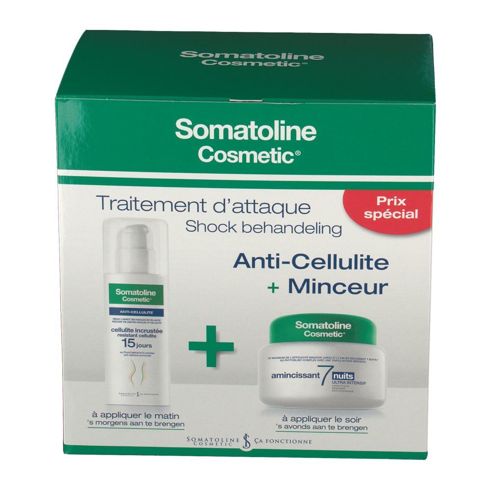 Somatoline Cosmetic® Anti-Cellulite ausgeprägte Cellulite 15 Tage + Figurpflege 7 Nächte Ultra Intensiv Frisches Gel