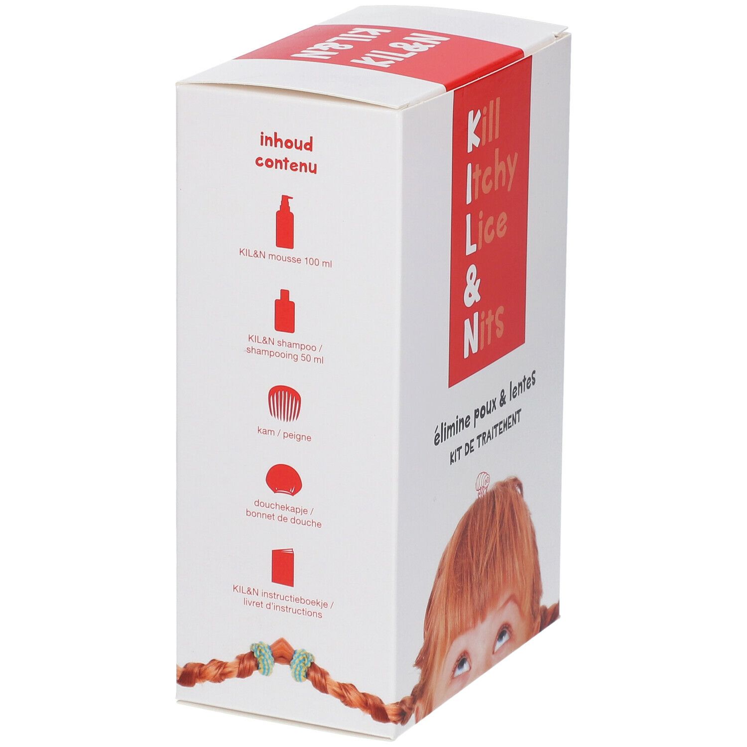 KIL&N Mousse Kit Anti-Läuse-Netze