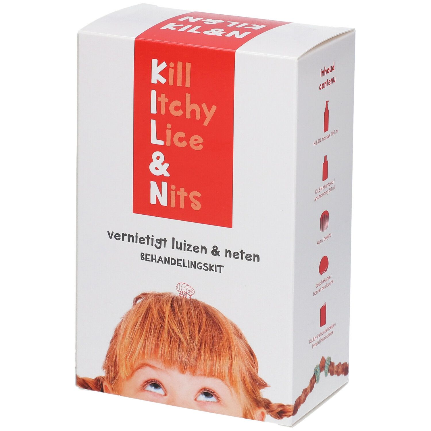 KIL&N Mousse Kit Anti-Läuse-Netze